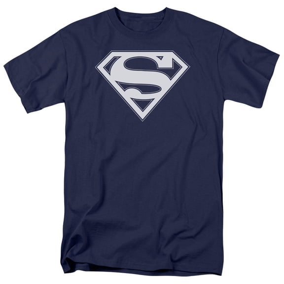 Superman - Navy & White Shield - Short Sleeve Shirt - XXXX-Large