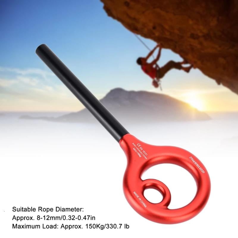 CEORPER Aluminum Alloy Figure Belay Device Abseiling Downhill Equipment Accessories