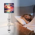 thumbnail image 4 of 10 Inch Wall Clock Battery Operated Silent Clock Decorative for Office, Kitchen, Outdoor, Living RoomOrange Sunset View Seashore Beach Palms Tree Creative Pattern, 4 of 4