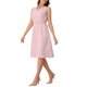 thumbnail image 4 of Vestido A-Line sin mangas profesional para mujer Inspire Chic M Rosa, 4 of 6
