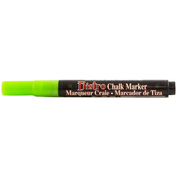 Marvy Uchida Fine Point Chalk Marker, Lime Green, 1/Pack