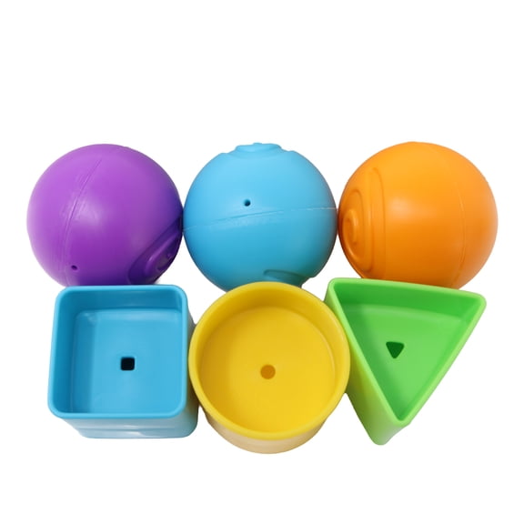 Replacement Parts for Fisher-Price Laugh and Learn Smart Stages Crawl Around Car - DJD10 ~ 3 Balls and 3 Shapes ~ Also Works with Models GFM96 and CDC78