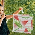 thumbnail image 3 of Summer Watermelon Palm Leaves 2 PCS Hand Towels for Bathroom, Watercolor Fruit Kitchen Towel Ultra Soft and Absorbent Decorative Fingertip Face Bath Towels for Spa & Hotel, 28.3"x 14.4", 3 of 5