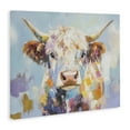 thumbnail image 3 of Stupell Industries Expressive Brushed Highland Cow Canvas Wall Art design by Blakely Bering, 16 x 20, 3 of 7