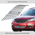 thumbnail image 2 of APS Compatible with Chevy Traverse 2013-2017 Lower Bumper Chrome Billet Grille Insert C65949A, 2 of 7
