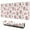White Cow Strawberry, variant on Long Mouse Pads for Desk,Pink Cow Flower Pattern Desk Mats on Top Of Desks, Desk Mouse Pad Extra Large with 3mm Non-Slip Base and Stitched Edge for Gaming,Office,Work,Home 31.5"x11.8"