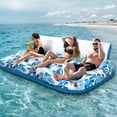 thumbnail image 1 of Tumbona hinchable para piscina JCLEAL para 3 personas con respaldo, 1 of 7