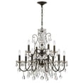 thumbnail image 6 of Butler 12 Light Spectra Crystal English Bronze Chandelier, 6 of 7