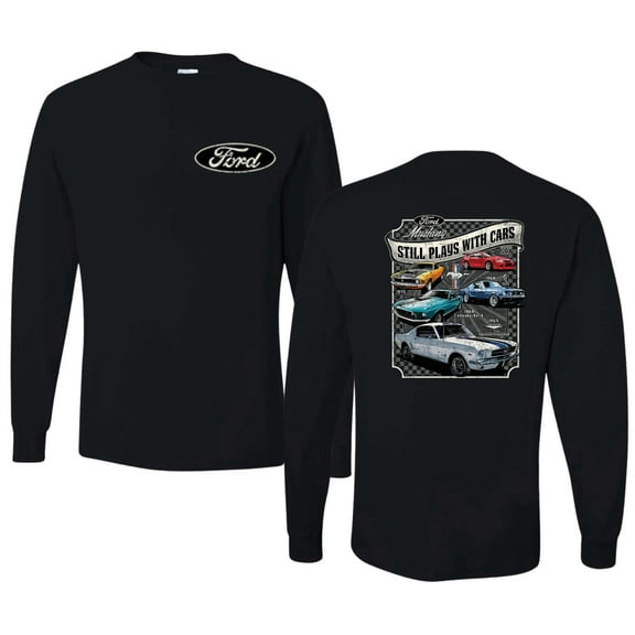 Wild Bobby Ford Still Plays With Cars Classic Muscle Car Lover, Men Long Sleeve Shirt