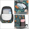 thumbnail image 4 of Basketball and Whistle Teal Pattern 17" School Backpacks for Teens,Waterproof Oxford Fabric,S-Shape Padded Straps for School,Travel,Hiking,Camping, 4 of 6
