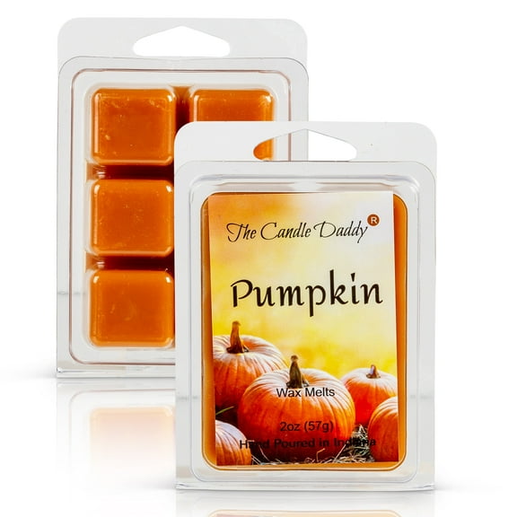 Pumpkin Scented Wax Melt - 1 Pack - 2 Ounces - 6 Cubes