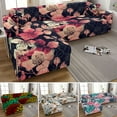 thumbnail image 2 of L Shape Sofa Cover Floral Print Elastic Combination Couch Covers Stretch Slipcovers Furniture Protector For Living Room, 2 of 6