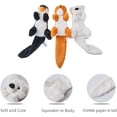 thumbnail image 3 of JOYELF Plush Squeaky Dog Toys,No Stuffing Dog Toys for Medium Dogs and Large Dogs, Durable Dog Chew Toys Pack,Interactive Dog Toys with Squeaky and Crinkle Paper3 Pack Marine Animals, 3 of 8