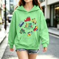 thumbnail image 2 of Generic Boys Girl Sweatshirt Pullover,Comfy Oversized Jumper,Crewneck,Cuff Ribbed Knit,Youth Juniors Thermal Thin Warmy,Travel Cool, 2 of 6