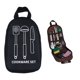 thumbnail image 1 of 36x21x6cm Utensilios Organizador de cubiertos Estuche de transporte Camping Picnic BBQ de desorden Soporte Bolsa de almacenamiento con múlt Negro Baoblaze Organizador de utensilios de cocina, 1 of 8
