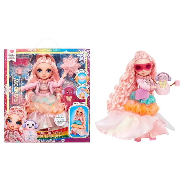 Muñeca Rainbow High Winter Wonderland Rosa