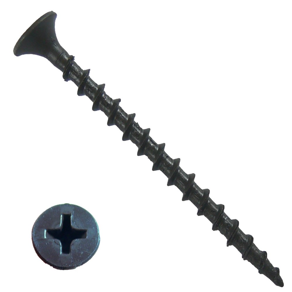 GRAY PHOSPHATE DRYWALL SCREWS 6 x 2" 5 pounds (875 screws) COARSE