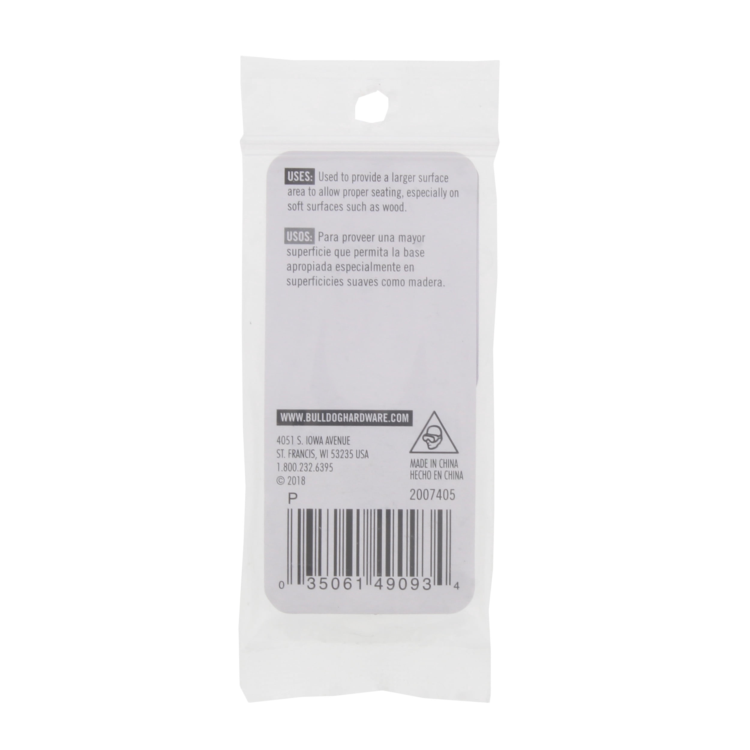 Bulldog Hardware 1/4 in. x 1-1/4 in. Fender Washer, Zinc Plated Steel (5 Pack)