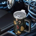 thumbnail image 4 of 1pc Christmas gingerbread man 40oz Tumbler with Straw & Handle - Insulated Stainless Steel Cup | Holiday Gift for Man Women (Christmas, Valentine's, Birthday), 4 of 5