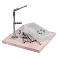 thumbnail image 1 of Soporte de exhibición para figuras de acción, soporte combinado, base multifuncional, banco de trabajo de arcilla tallada, soporte de exhibición para figuras con caja de almacenamiento, 1 of 10