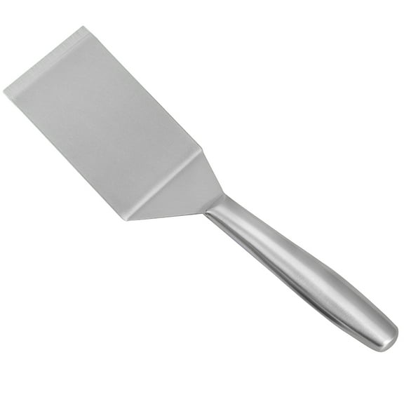 Moluckfu Round Handle Steak Spatula Stainless Steel Frying Kitchenware Professional Chefs 1Set