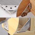 thumbnail image 5 of "Universal De Acero Inoxidable Muebles Esquina Conector 30pc Lab.G, Platedos ", 5 of 5