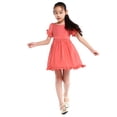 thumbnail image 2 of Richie House Girls' Lovely Dress with Belt to Adjust at Waist RH2638, 2 of 2
