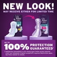thumbnail image 3 of Poise Overnight Ultra Thin Incontinence Pads with Wings, 8 Drop Extra Absorbent, 20 Count, 3 of 11