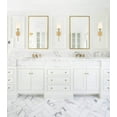 thumbnail image 2 of Moose 2-Light Modern Brass Dimmable Indoor Sconces with Linen Fabric Shades, 2 Count, 2 of 8