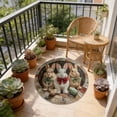 thumbnail image 4 of 3D Visual Easter Rug 60*60, Custom Easter Bunny Round Rug Personalized 3D Effect Easter Day Carpet Non Washable Bunny Area Rug for Living Room Bedroom Birthday Indoor Home Decor Spring Day, 4 of 6