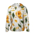 thumbnail image 2 of Lsque Sunny Yellow SunFlower UPF 50+ Lightweight Sun Protection Men's Women's Long Sleeve Shirt, Hoodie Performance -Medium, 2 of 9
