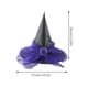 thumbnail image 5 of Xihbxyly Sombrero de Bruja de Halloween, Decoración de Encaje Vintage, Tela Suave y Cómoda, Accesorio para Disfraz de Fiesta, Perfecto para Mascaradas, Festivales y Cosplay. 34 Cm de Alto y 18 Cm de, 5 of 6
