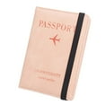thumbnail image 3 of Porta pasaporte con Bloqueo RFID Yuyangstore Tarjetero Funda para pasaporte Rosa, 3 of 8