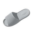 thumbnail image 5 of Lopecy-Sta Womens Sandals Ribbed Non Slip Pool Slides Open Toe Single Band Slip On Shower Slippers For Indoor Outdoor Casual Wear, 5 of 7