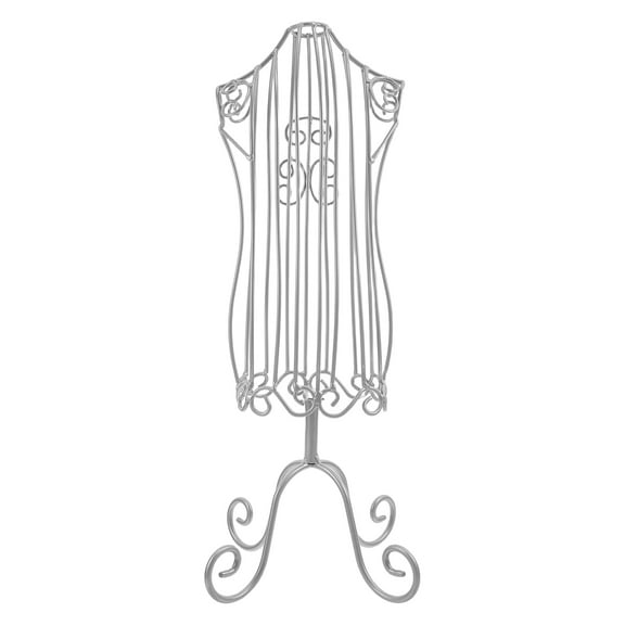 WEUVEB Metal Wire Dog Mannequin for Pet Clothes Display, Iron Apparel Holder Stand, and Stylish, 1 Pack