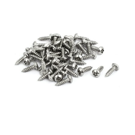 

Unique Bargains M2.9x9.5mm 304 Stainless Steel Pan Head Torx Self Tapping Screw T10 Drive 50pcs