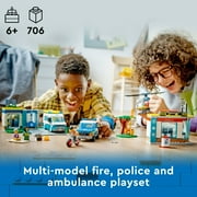 LEGO City Police Emergency Vehicles HQ Building Set 60371