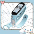 thumbnail image 4 of Banda electrónica LED Sanrio Kawaii, Hello Kitty, Cinnamoroll, Kuromi, pulsera inteligente, reloj multifunción de Anime para estudiantes, regalo de Navidad, 4 of 4