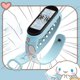 thumbnail image 4 of Banda electrónica LED Sanrio Kawaii, Hello Kitty, Cinnamoroll, Kuromi, pulsera inteligente, reloj multifunción de Anime para estudiantes, regalo de Navidad, 4 of 4