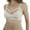 Cream, variant on ToBeInStyle Women's Strappy Cut Out Outline Bralette