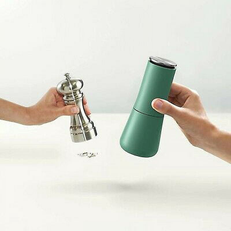 Joseph Joseph Milltop Salt and Pepper Grinder Set, Adjustable Grinding Size