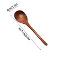 thumbnail image 2 of Precio sorpresa!Cuchara de madera para el hogar, cuchara para comer vajilla de madera creativa, 2 of 2