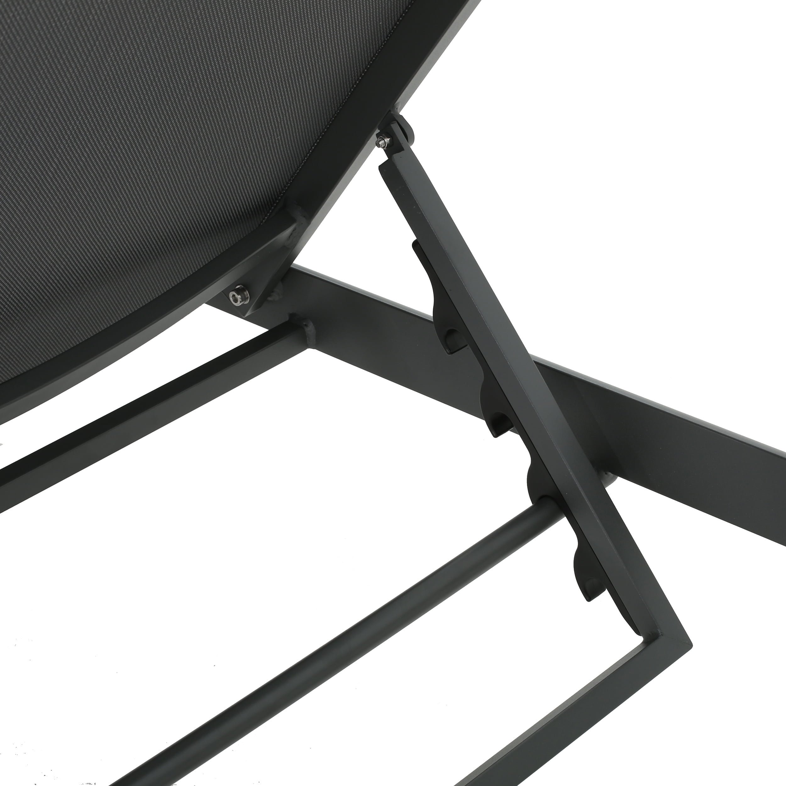 MAYEERTY Patio Lounge Chair - Outdoor Chaise Lounge, Sturdy Steel Frame, Sunbathing Recliner