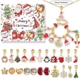 thumbnail image 2 of Christmas Advent Calendar Girl Bracelet,24 Days of Xmas Countdown Calendar Blind Box Surprise,DIY Creative Jewelry Charm Making Kit,Christmas New Year Birthday Gift for Kids Teens Women, 2 of 7
