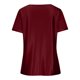 thumbnail image 5 of TaTaai Fashion Mesh Women Blouse Solid Color Rhinestone Bubble Short Sleeve V Neck Regular Fit Lightweight Shiny Machine Washable Daily Office Casual Wear Gift, 5 of 7