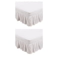 thumbnail image 2 of Injueey Dormitorio de cama elegante y fácil de limpiar Funda de base de cama con volantes fácil de limpiar Type2 NO2, 2 of 6
