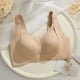 thumbnail image 5 of Brasieres de Mujer Sujetador Push up de Látex sin Costuras para Mujer, Talla Pequeña, Talla Grande, con Tiras de Gelatina, Soporte Suave, Cómodo, Malla Transpirable, Copa Fija. Grande, 5 of 5