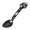 Black-1, variant on Camping Eating Utensils, 6 in 1 Utility Spork Stainless Steels Fork Spoon Cutlery Multifunctional Bottle Can Opener Tool