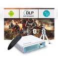 thumbnail image 1 of Proyector EZCast J4a 2024 Portátil Android 10 batería y Altavoz Integrados DLP 1080p Compatible HDMI, 1 of 15