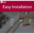thumbnail image 4 of LG 9,500/9,800 BTU 440 Sq. ft. Through-the-Wall Air Conditioner with Remote Control, White,LT1036CER, 4 of 7